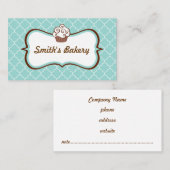 Chocolate Aqua Visitekaartje (Voorkant / Achterkant)