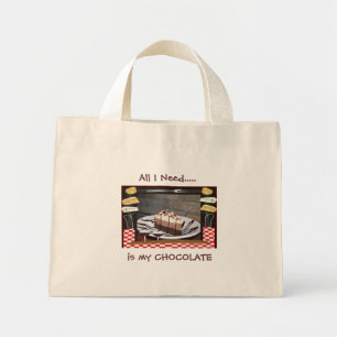 CHOCOLATE BAG MINI TOTE BAG