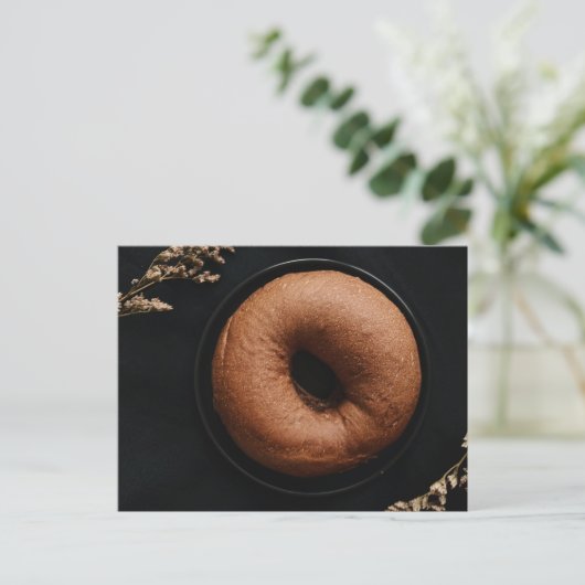 Chocolate Bagels Briefkaart (Staand voorkant)