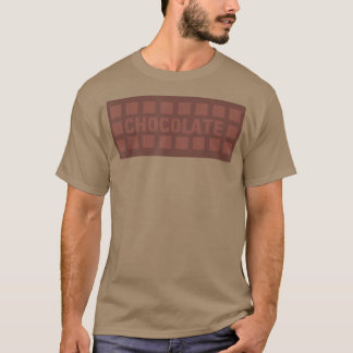 Chocolate Bar Melk Cocoa Brownie Cake Baking T-Shi T-shirt