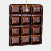 Chocolate Bar Realistisch kerstmis Keramisch Ornament (Rechts)