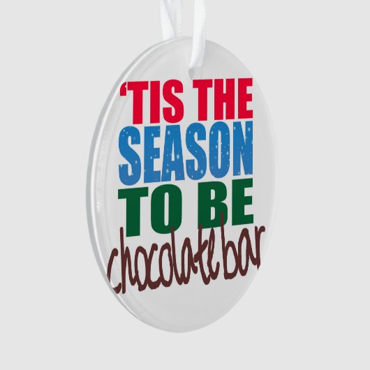 Chocolate Bar-versiering Ornament (voorkant)