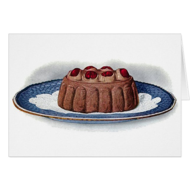 Chocolate Bavarian Cream  dessert (Voorkant Horizontaal)