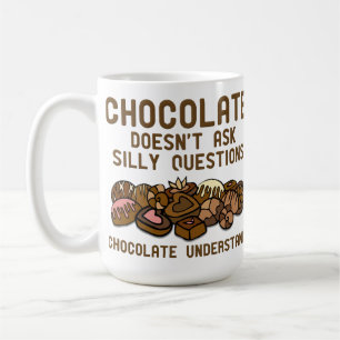 Chocolate begrijpt Funny Mug Koffiemok