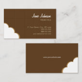 Chocolate Bite Funny Creative visitekaartje