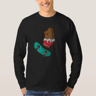 Chocolate bitten loves Skateboarding T-shirt