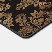 Chocolate Brown Damask Bureaumat (Hoek)