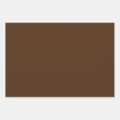 Chocolate Brown Gold Glam Confetti Inpakpapier Vel (Voorkant 2)