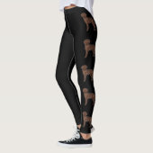 Chocolate Brown Labrador Retriever Schattige Dogs  Leggings (Links)