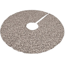 Chocolate Brown Mocha Cream Leopard Glitter Kerstboom Rok