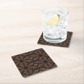 Chocolate Brown Mosaic Onderzetters set van 6 (Insitu)