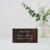 Chocolate Brown Roos Visitekaartje (Staand voorkant)