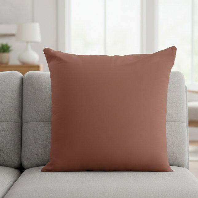Chocolate Brown Square Decorative Pillow Kussen (Creator heeft geüpload)