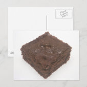Chocolate Brownie Briefkaart (Voorkant / Achterkant)