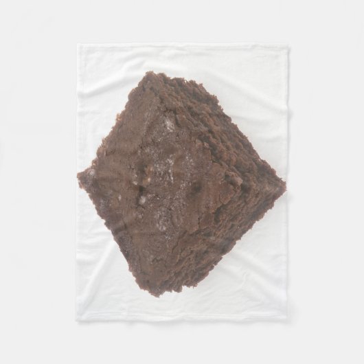 Chocolate Brownie Fleece Deken (Voorkant)