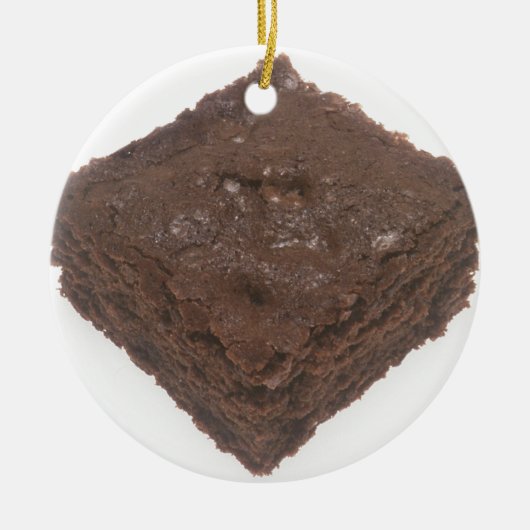 Chocolate Brownie Keramisch Ornament (Voorkant)