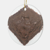Chocolate Brownie Keramisch Ornament (Links)