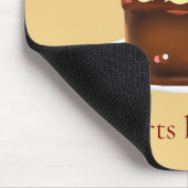 Chocolate Brownie With Vanilla Ice Cream Muismat (Hoek)