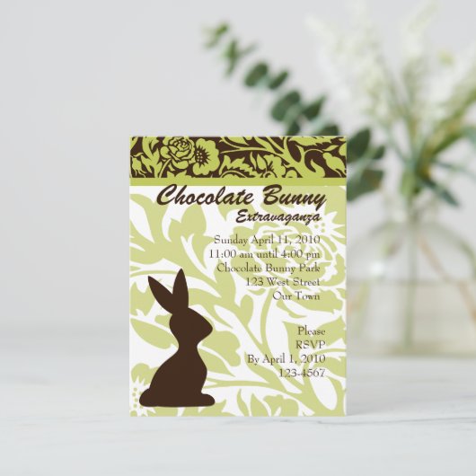 Chocolate Bunny Extravaganza! Kaart (Staand voorkant)