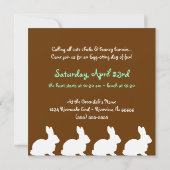 Chocolate Bunny Kaart (Achterkant)