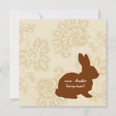 Chocolate Bunny Kaart (Voorkant)