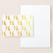 Chocolate Bunny Rabbit Carrot Easter Snoep Bunnies Folie Kaarten (Display)