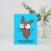 Chocolate Bunny Shrink Briefkaart (Staand voorkant)