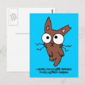 Chocolate Bunny Shrink Briefkaart (Voorkant / Achterkant)