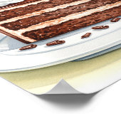 Chocolate Cake Art Print (Hoek)