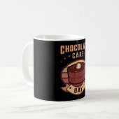Chocolate Cake Day Snoep Sweet Cacao cadeau idee Koffiemok (Voorkant links)