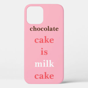 Chocolate Cake is Melk Cake Case-Mate iPhone Hoesj Case