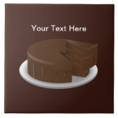 Chocolate Cake Kitchen Tegeltje (Voorkant)