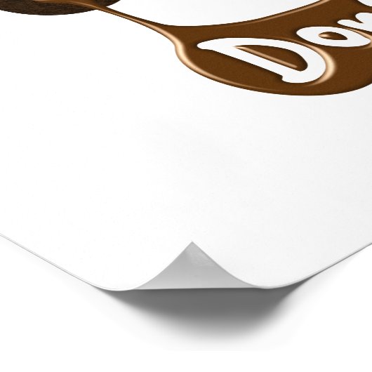 Chocolate Calories Don't Count Diet Humor Poster (Hoek)