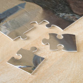 Chocolate Candy Bar in Foil Wrapper Legpuzzel (Zijkant)