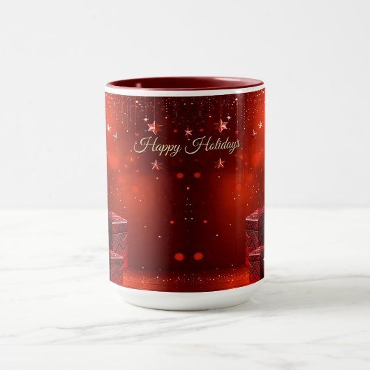 Chocolate Candy Christmas Holiday Mug Mok (Midden)