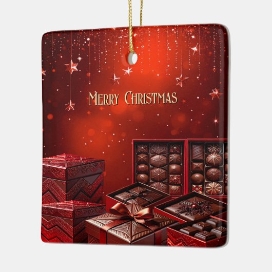 Chocolate Candy Christmas Holiday Ornament (Links)