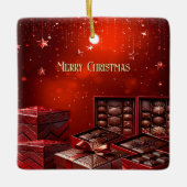 Chocolate Candy Christmas Holiday Ornament (Voorkant)