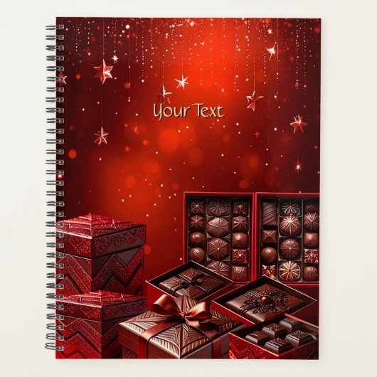 Chocolate Candy Christmas Holiday Planner (Voorkant)