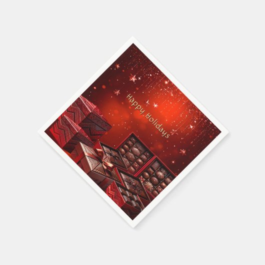 Chocolate Candy Holiday Napkin Servet (Hoek)