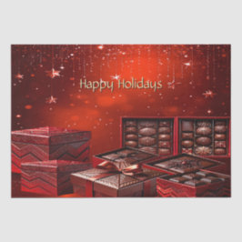 Chocolate Candy Holiday Tissue Paper Tissuepapier