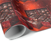 Chocolate Candy Holiday Wrapping Paper Cadeaupapier (Rol Hoek)