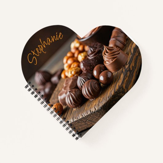 Chocolate Candy Personalized Notebook Notitieboek (Voorkant)