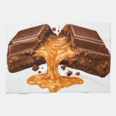Chocolate Caramel Kitchen Towel Theedoek (Horizontaal)