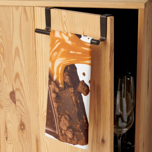 Chocolate Caramel Kitchen Towel Theedoek (Derde Gevouwen)