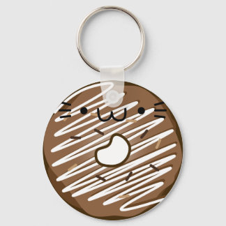 Chocolate Cat Donut Sleutelhanger Stretted