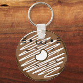Chocolate Cat Donut Sleutelhanger Stretted (Voorkant)