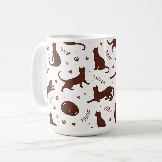 Chocolate Cats Koffiemok (Voorkant links)