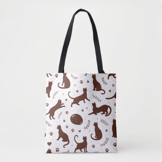Chocolate Cats Tote Bag (Voorkant)