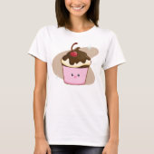 Chocolate Cherry Cupcake T-shirt (Voorkant)