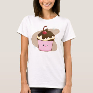 Chocolate Cherry Cupcake T-shirt